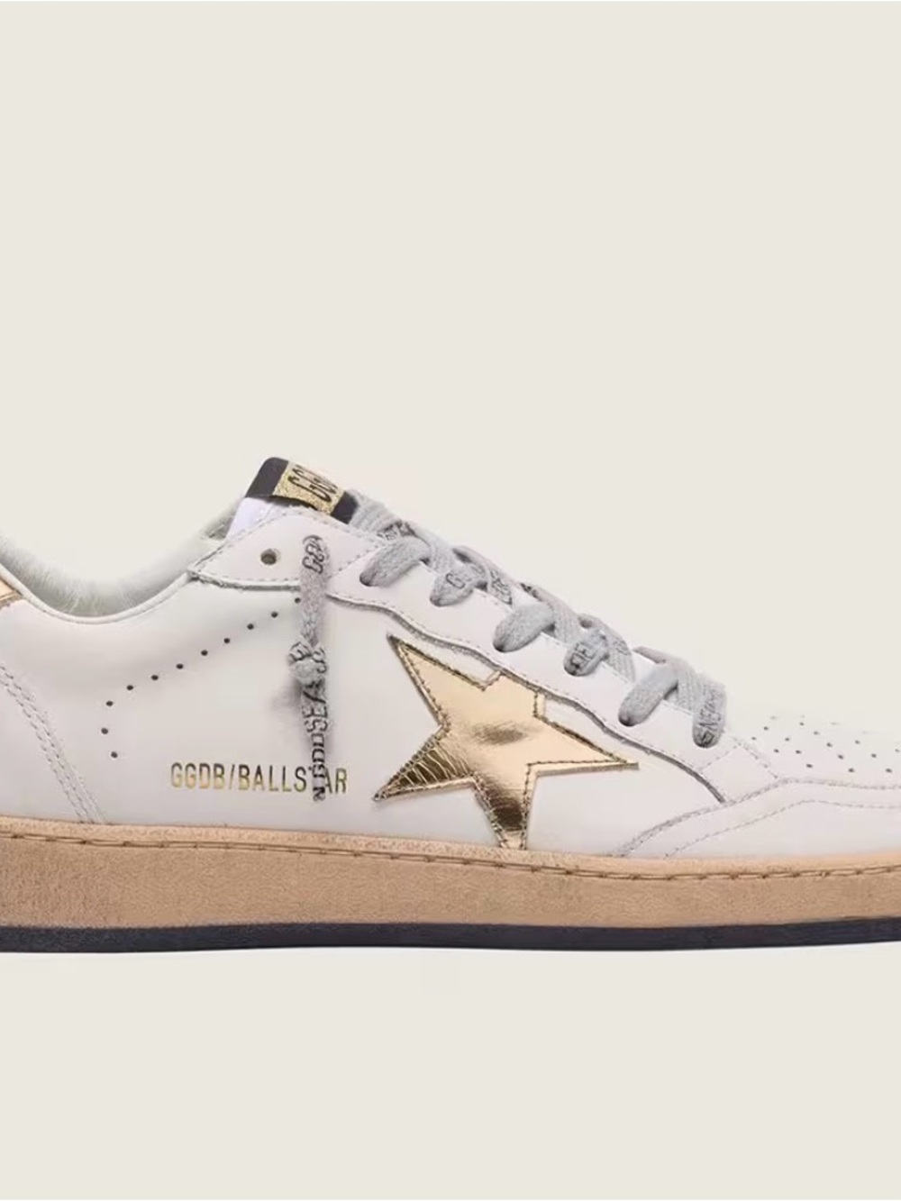 Golden Goose Ball Star with Gold Star and Heel tab 38 BRAND NEW - Picture 3 of 15